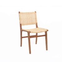 Teak Rattan Dining Chair