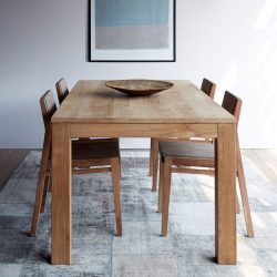 teak dining table