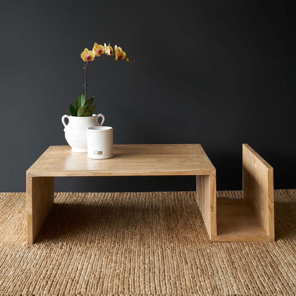 teak coffee table