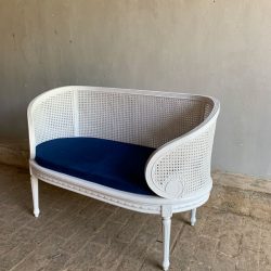 french rattan louis chair